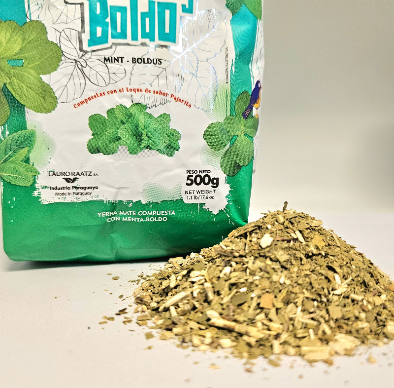 Sample New! Pajarito Yerba Mate Mint Boldo 90g (3.2oz)