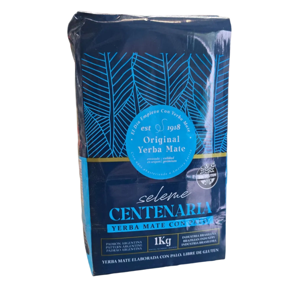 Centenaria Traditional with Stems Smoked Yerba Mate 1 kg (2.2 lbs)