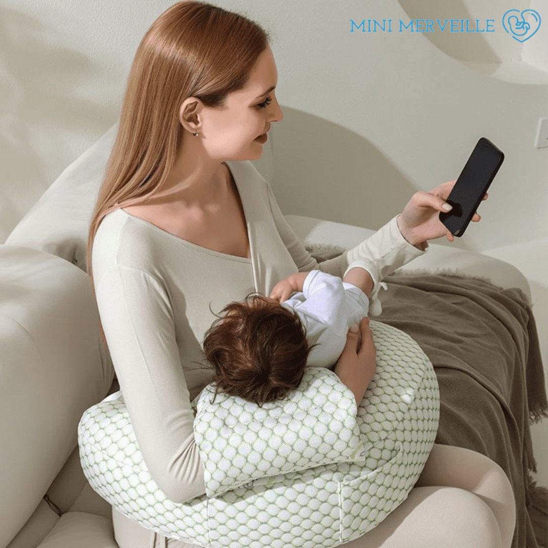 Coussin d'Allaitement Anti-Reflux Mini merveille  Campagne 04/04