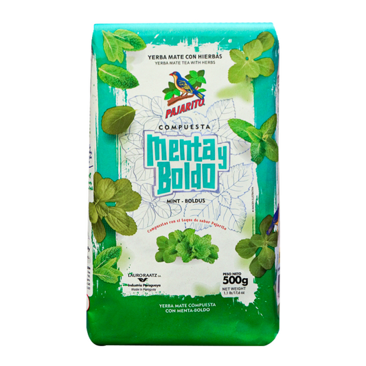 Sample New! Pajarito Yerba Mate Mint Boldo 90g (3.2oz)
