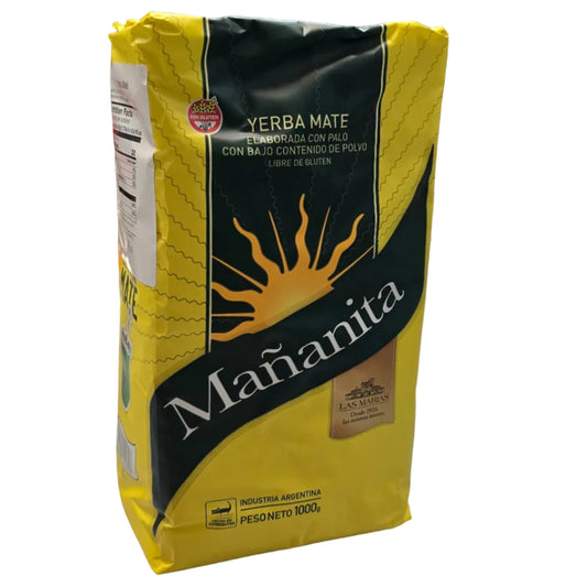 Mananita Yerba Mate with Stems 1 kg (2.2 lbs)