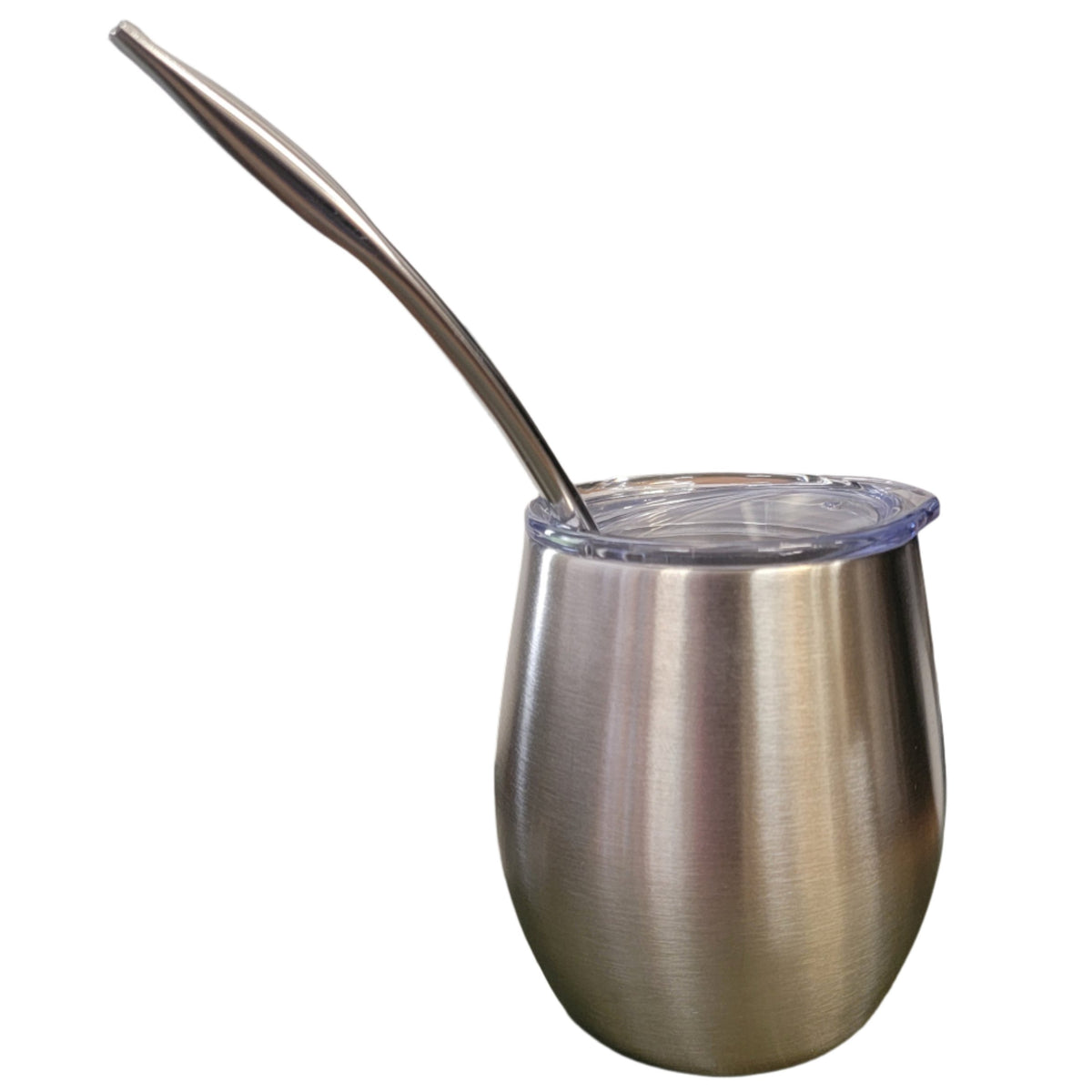 Double Walled Stainless Steel Mate Cup 8 oz with Bombilla