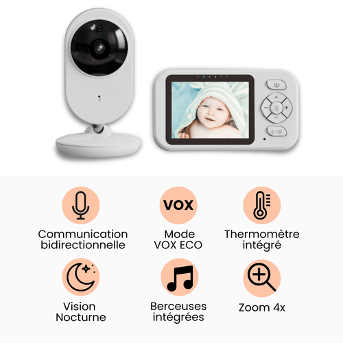 Babyphone caméra HD bébé Mini Merveille