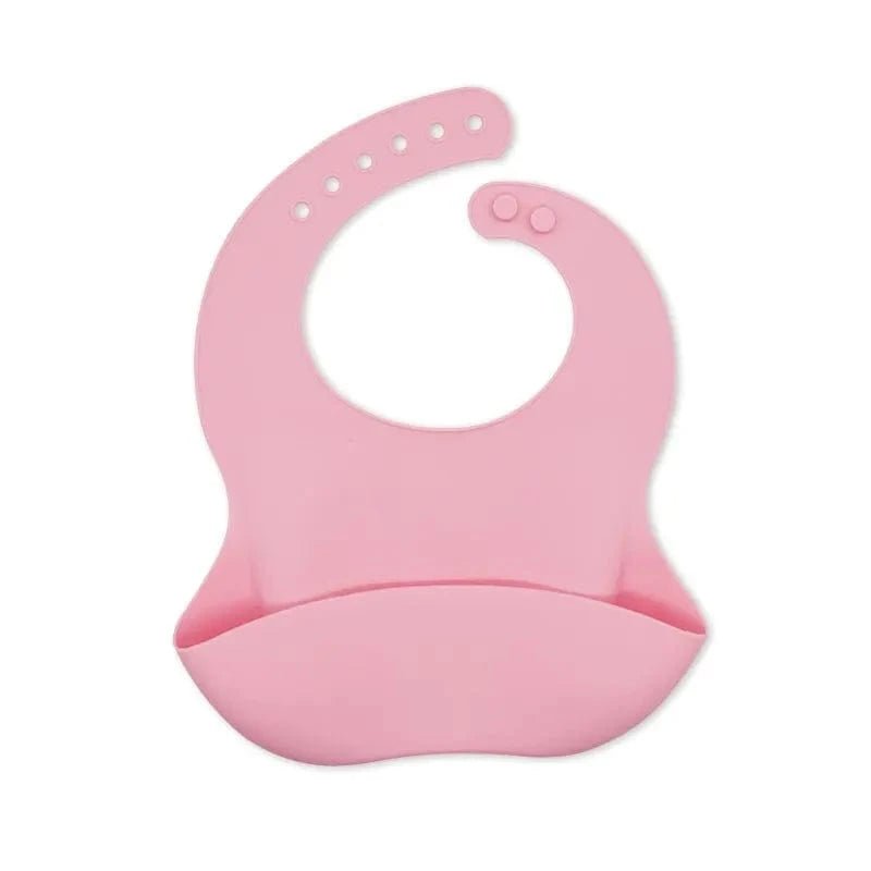 Bavoirs Bébé en Silicone - Mini merveille14:1254Pink