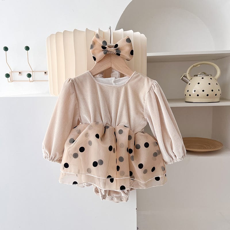 Body jupe à pois pour bébé - Mini merveilleCJYE192752705EV