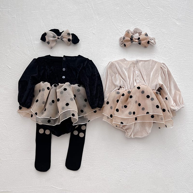 Body jupe à pois pour bébé - Mini merveilleCJYE192752705EV