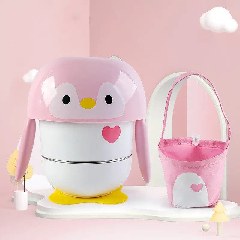 Bol de transport repas pingouin bébé Mini Merveille