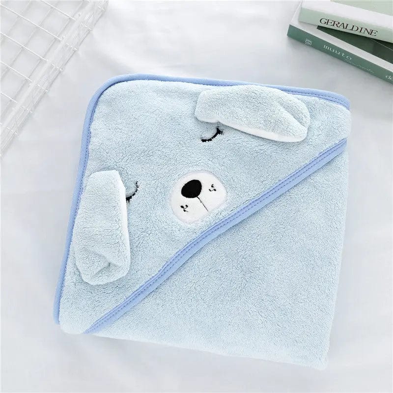 Cape de bain bébé à capuche animaux sortie de bain Mini Merveille