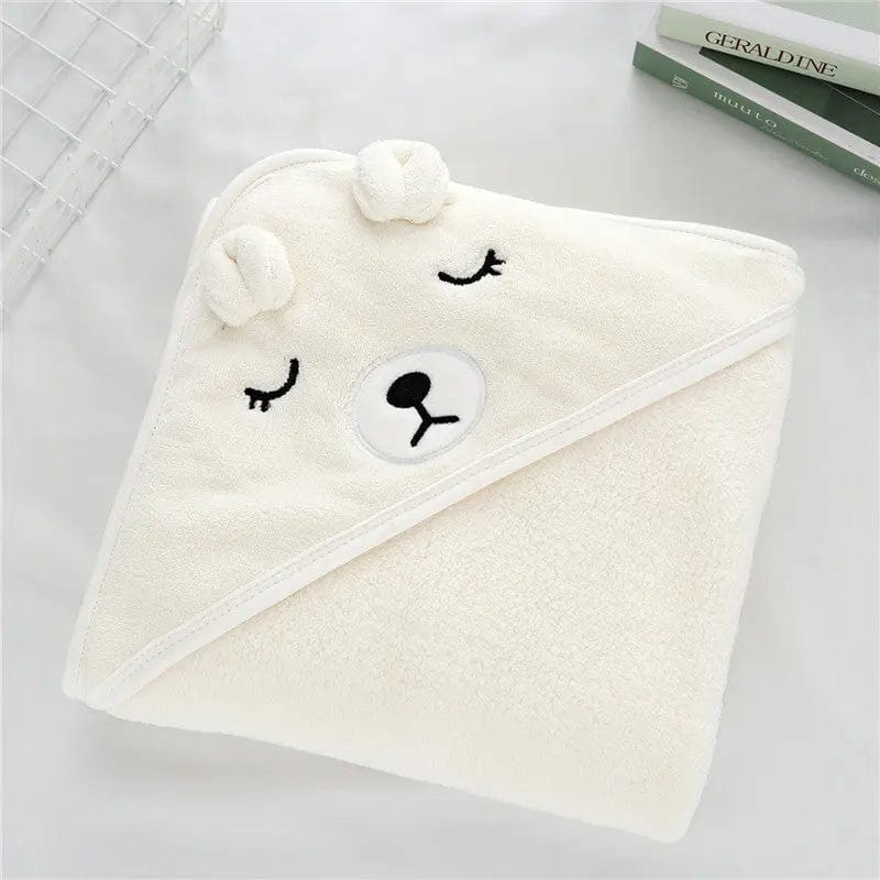 Cape de bain bébé à capuche animaux sortie de bain Mini Merveille