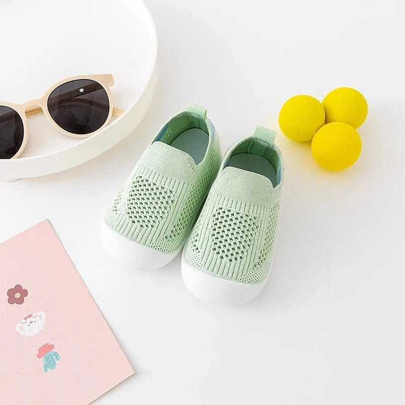 Chaussures Bébé Souples - Mini merveille14:173A14-Green;200000124:200000292