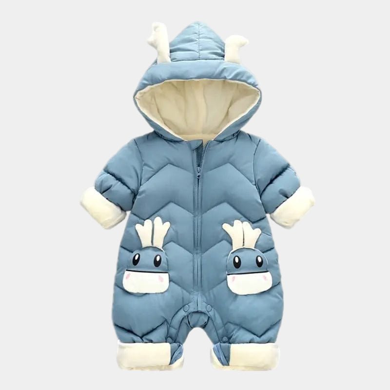 Combinaison hiver à cornes bébé Mini Merveille