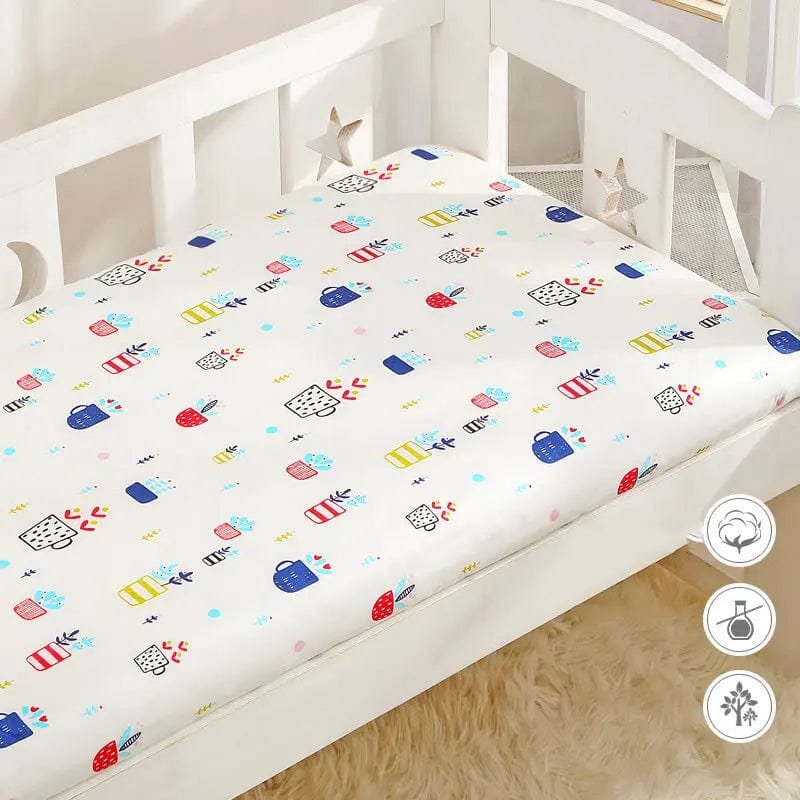 Drap housse lit bébé 60x120 - Mini merveilleCJJT102861118RI