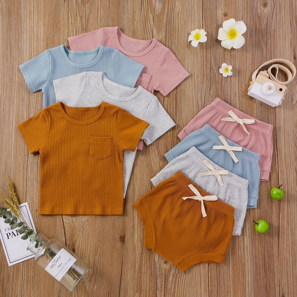 Ensemble Été Bébé Garçon – Body & Short - Mini merveilleCJYE177244617QJ