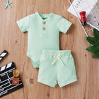 Ensemble Été Bébé Garçon – Body & Short - Mini merveilleCJYE177244613MN