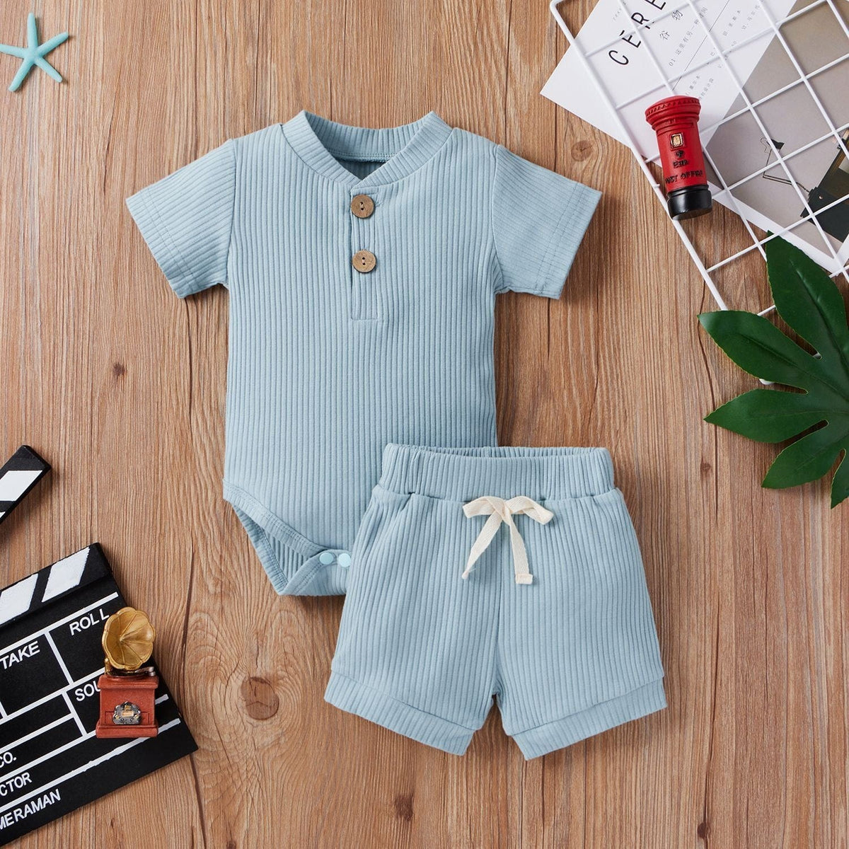 Ensemble Été Bébé Garçon – Body & Short - Mini merveilleCJYE177244609IR