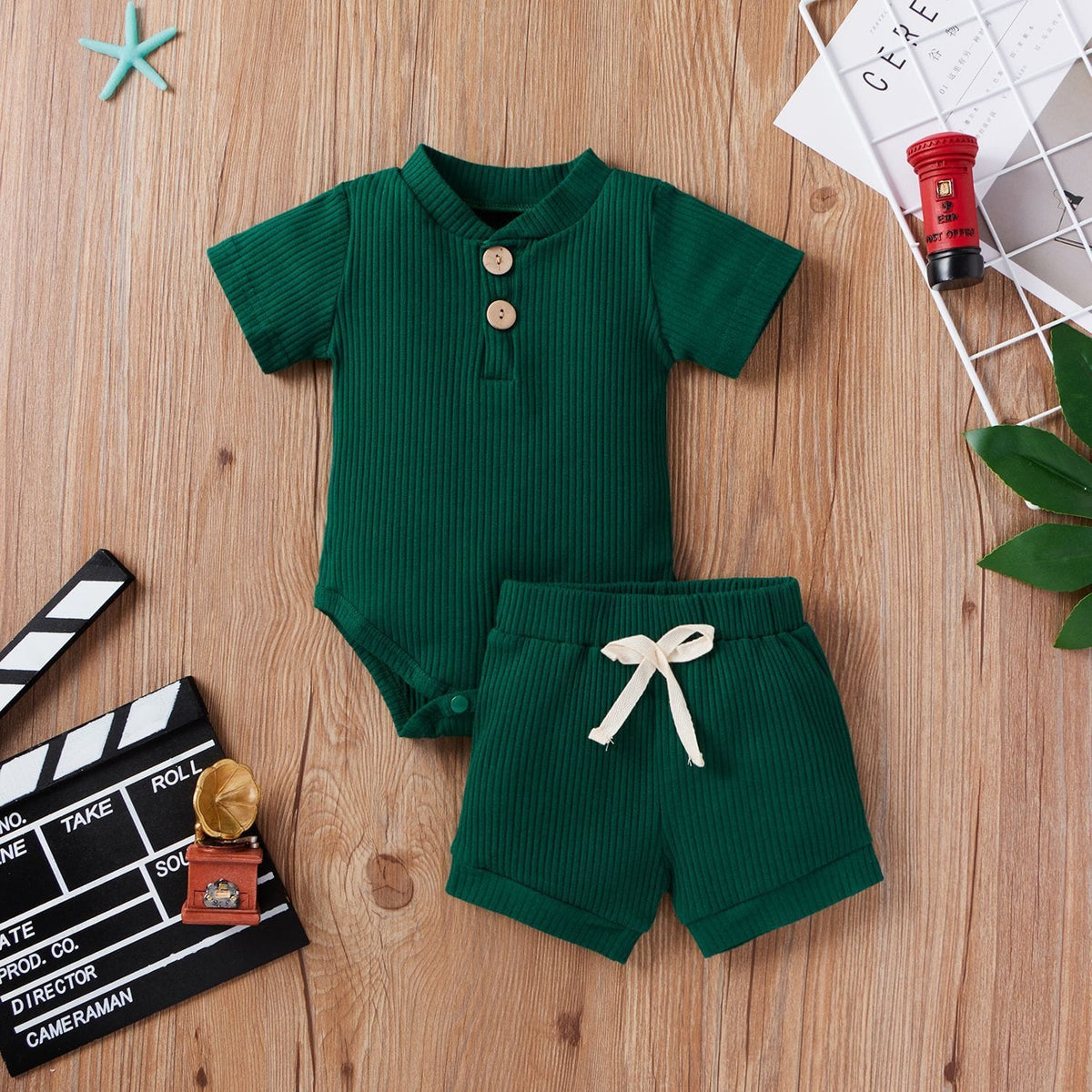 Ensemble Été Bébé Garçon – Body & Short - Mini merveilleCJYE177244605EV