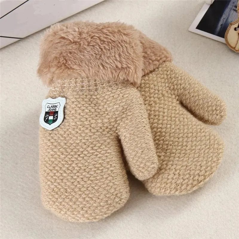 Moufles en laine enfant bébé Mini Merveille