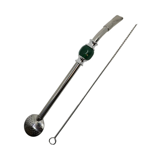 Green Easy Clean Stainless Steel Bombilla 8 in (21 cm)