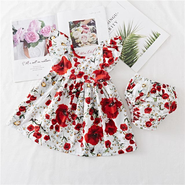 Robe à fleur pour bébé - Mini merveilleCJYE133670419SH